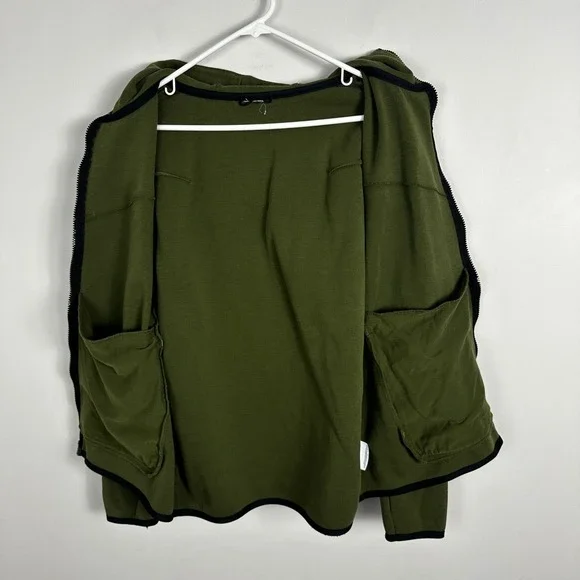 Nike Tech Fleece Windrunner Hoodie Jacket Olive Green Mens Large Full Zip Coat - Picture 10 of 16